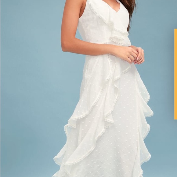 HIDEAWAY WHITE SLEEVELESS MIDI DRESS - Picture 2 of 6